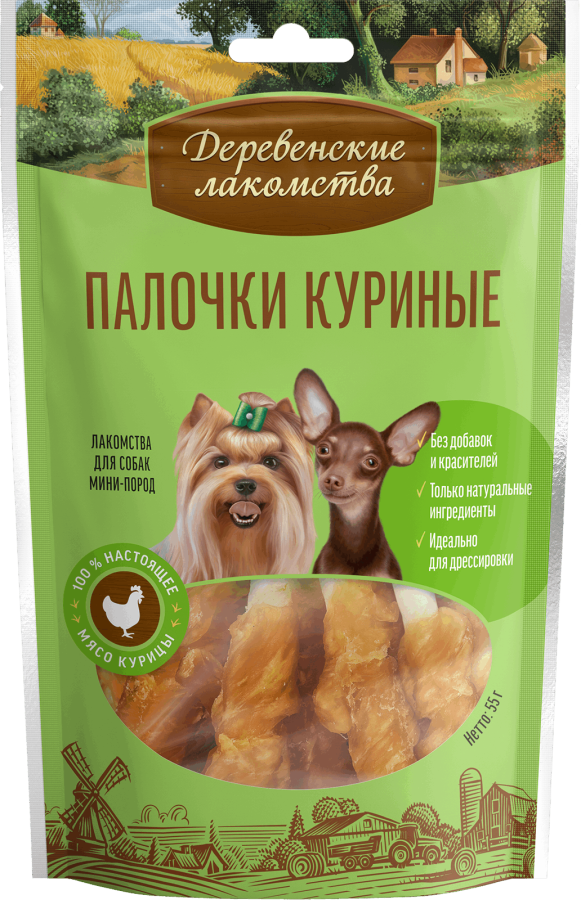 Палочки куриные для мини-пород